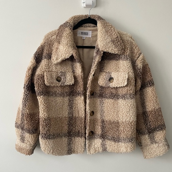 BB DAKOTA Plaid To See You Coat - Picture 4 of 7